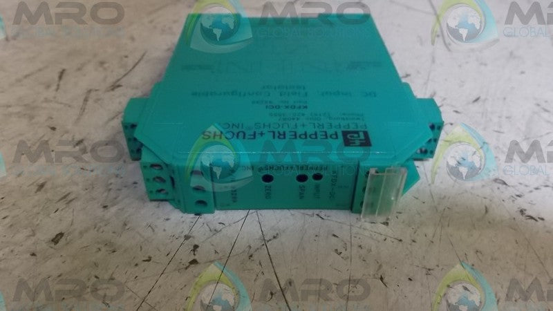 PEPPERL+FUCHS KFDX-DCI BARRIER  UNMP