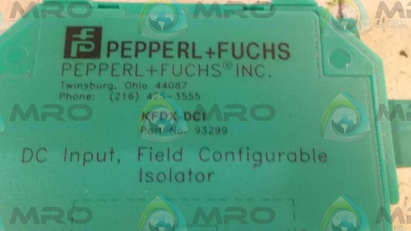 PEPPERL+FUCHS KFDX-DCI BARRIER  UNMP