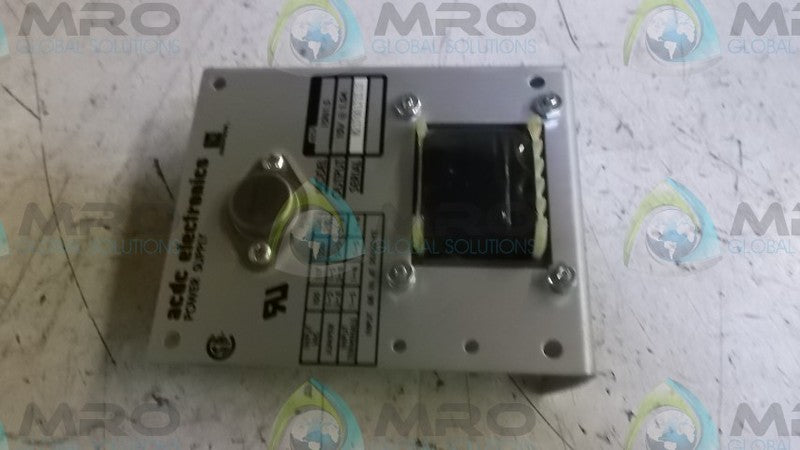 ACDC ELECTRONICS 15N1.5 POWER SUPPLY  UNMP