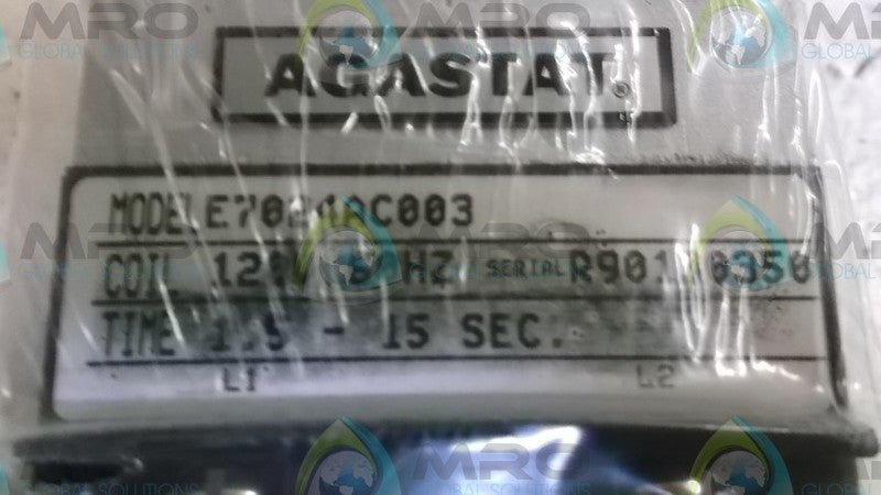 AGASTAT E7024AC003 TIMING RELAY  NSMP