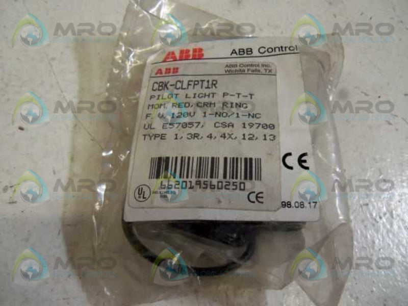 ABB CBK-CLFPT1R PILOT LIGHT  NSMP