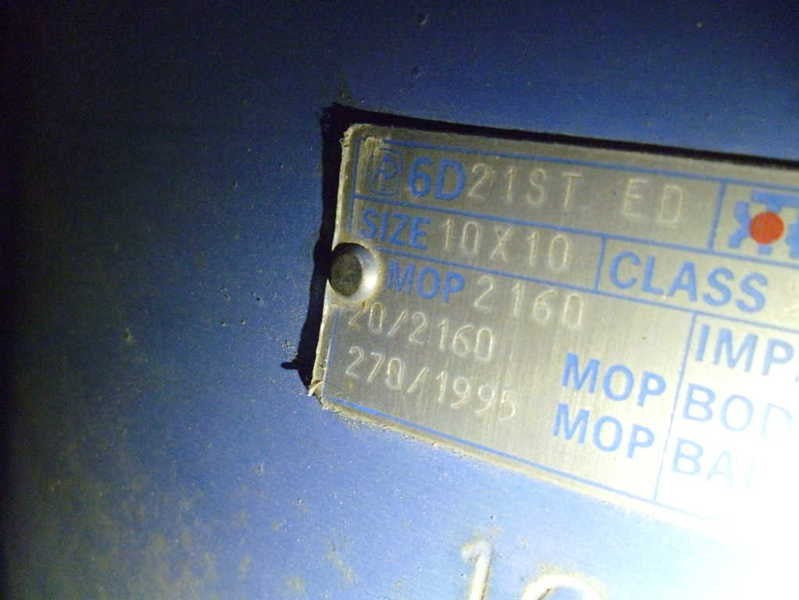 6D21STED VALVE 10x10x10  NSNP