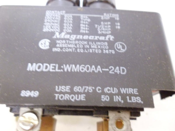 MAGNECRAFT WM60AA-24D RELAY  NSMP