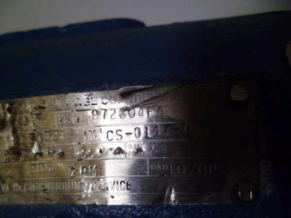 AGC 972604FA VALVE 1.5 x 1.5 75113502 (REPAIRED)  UNMP