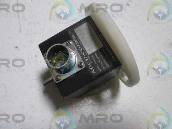ACCU CODER 715-1-S-N INCREMENTAL SHAFT ENCODER (AS IS)  UNMP