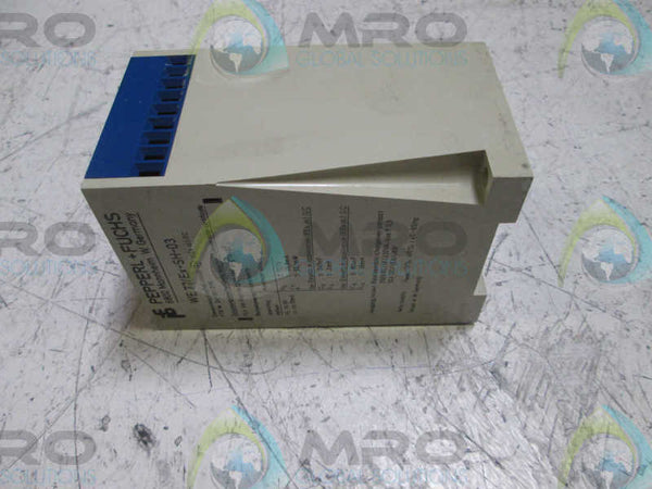 PEPPERL+FUCHS WE77/EX-SH-03 SENSOR  UNMP