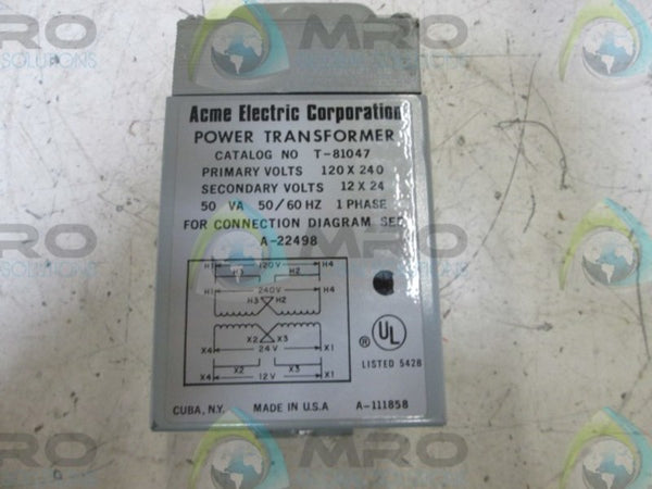 ACME T-61047 TRANSFORMER  NSMP