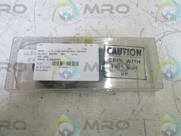 AIRPAX METER -5 TO +5 MILLIAMP MOVE  NSMP