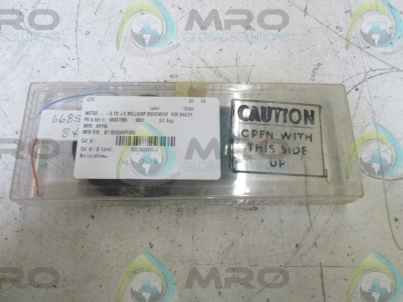 AIRPAX METER -5 TO +5 MILLIAMP MOVE  NSMP