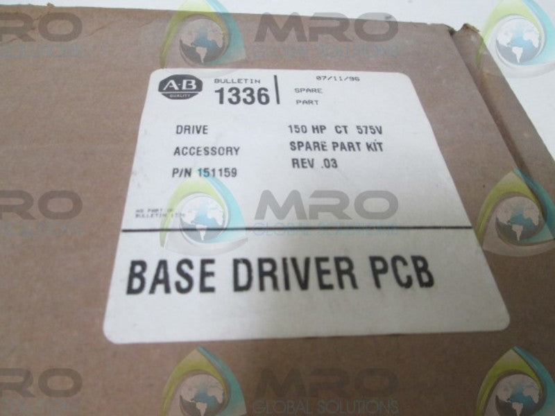 ALLEN BRADLEY 151159 BASE DRIVER PCB  NSMP