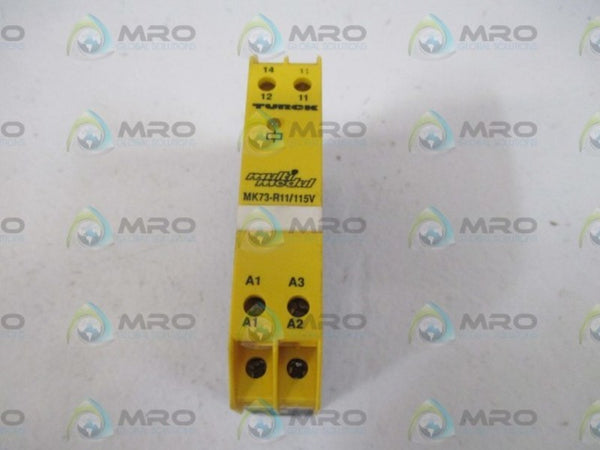 TURCK MK73-R11/115VAC SAFETY RELAY  NSNP