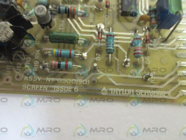 TAYLOR SERVOMEX Q500/901 CIRCUIT BOARD  NSNP