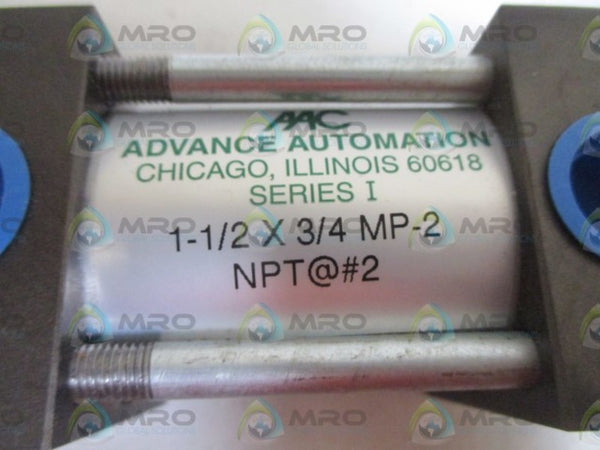 ADVANCE AUTOMTION 1-1/2X3/4 MP-2 PNEUMATIC CYLINDER  NSNP