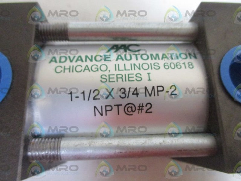 ADVANCE AUTOMTION 1-1/2X3/4 MP-2 PNEUMATIC CYLINDER  NSNP