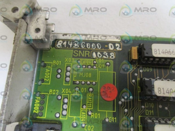 LIEBHERR 81486000-02 PC BOARD  UNMP