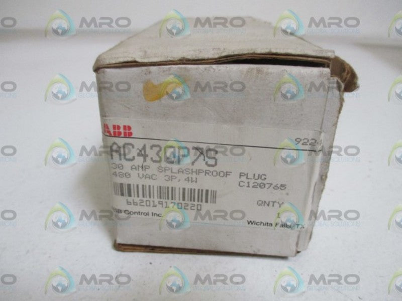 ABB AC430P7S SPLASHPROOF PLUG  NSMP