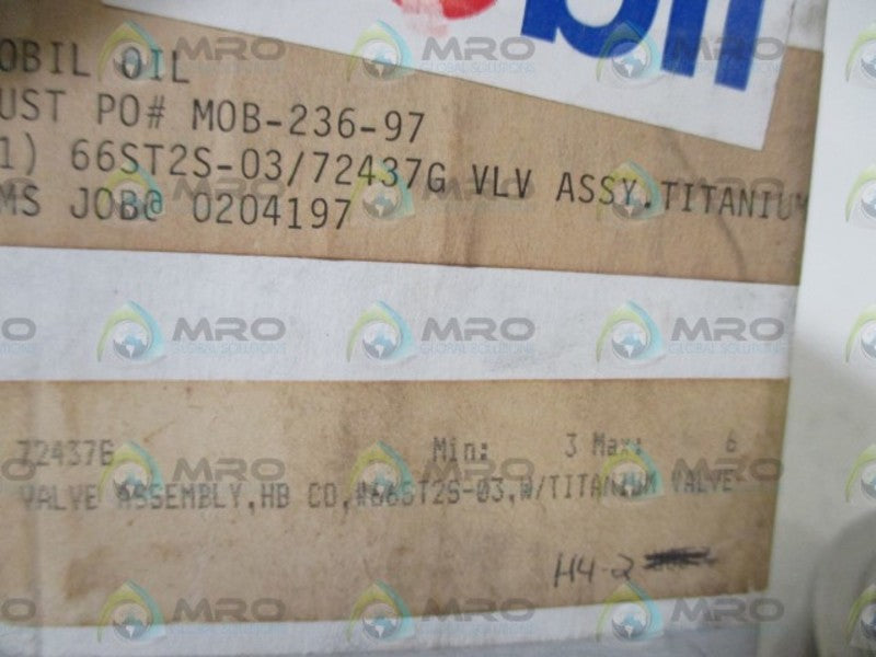 66ST2S-03 VALVE ASSEMBLY  NSMP