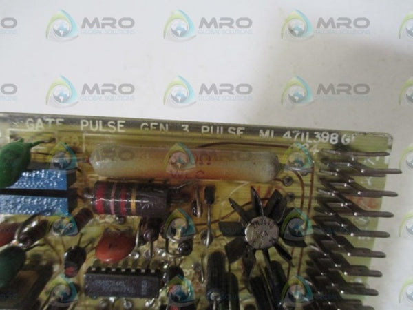 GE ML471L398G1 CIRCUIT BOARD  UNMP