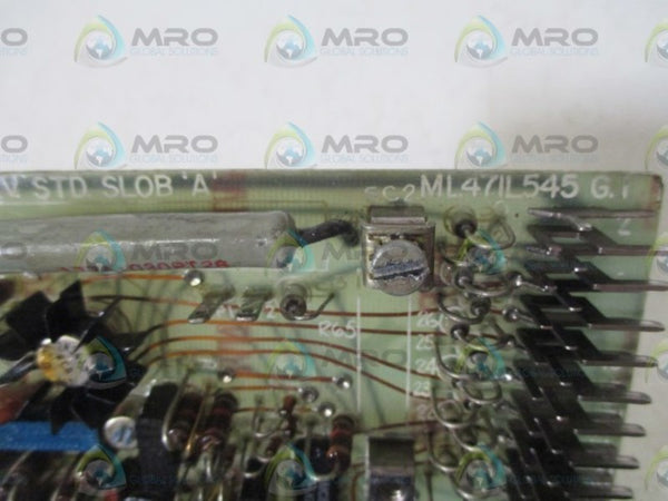 GE ML471L545G1 CIRCUIT BOARD  UNMP