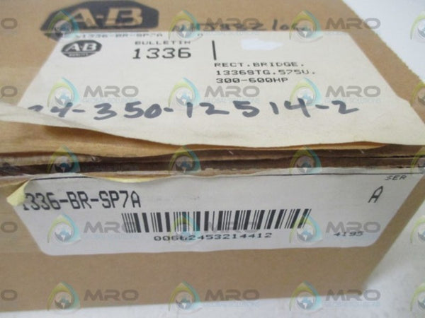 ALLEN BRADLEY 1336-BR-SP7A SER. A RECTIFIER BRIDGE  NSMP