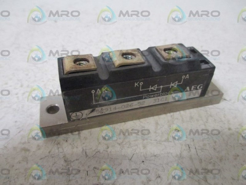 AEG 52914-026-52 POWER BLOCK  UNMP