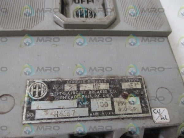 I-T-E H4157 CIRCUIT BREAKER  UNMP