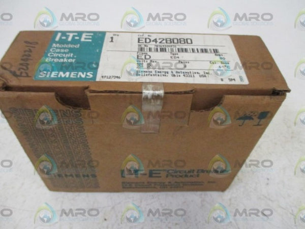 SIEMENS ED42B080 CIRCUIT BREAKER 80A  NSMP