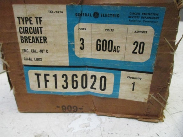 GENERAL ELECTRIC TF136020 CIRCUIT BREAKER  NSMP