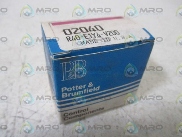 POTTER & BRUMFIELD R40-E1Y4-V200 RELAY  NSMP