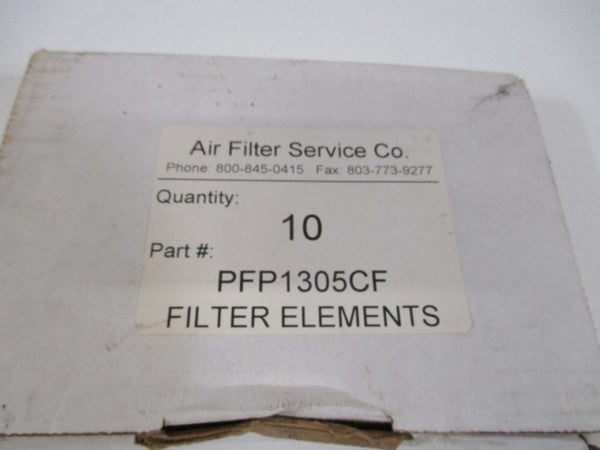 AIR FILTER SERVICE CO PFP1305CF FILTER ELEMENTS  NSMP