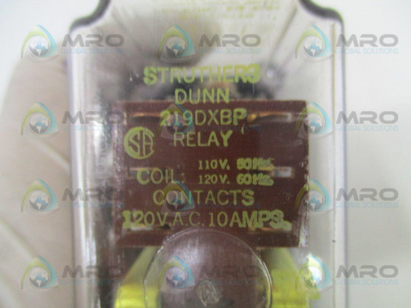 STRUTHERS-DUNN 219DXBP RELAY 120V  NSNP