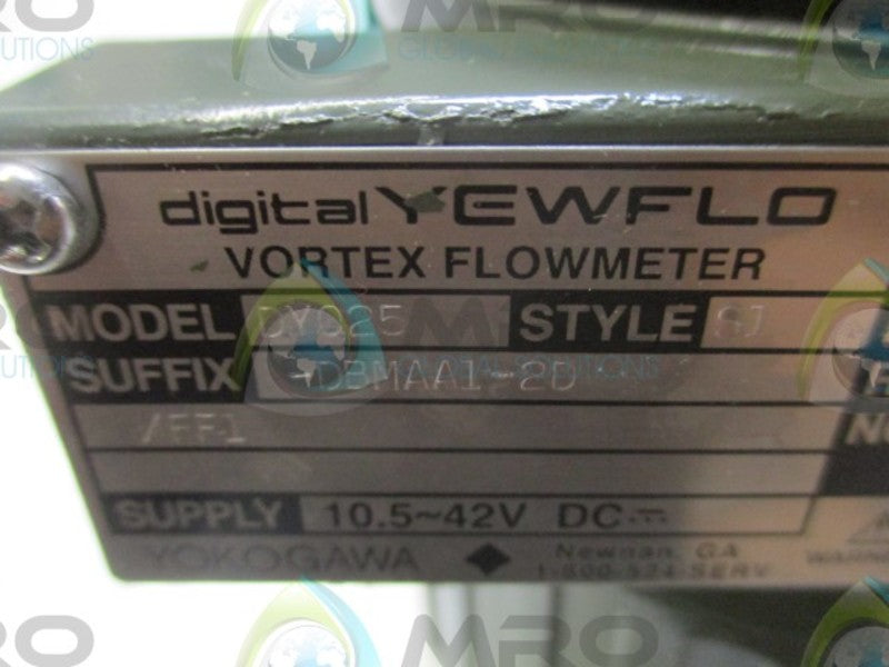 YOKOGAWA DY025-DBMAA1-2D VORTEX FLOWMETER  NSMP
