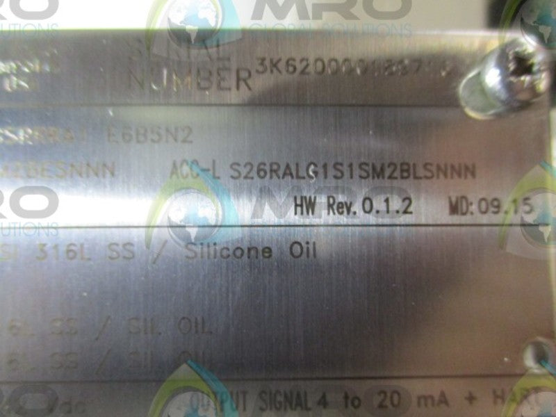 ABB 266DRHGSRRRA1 E6B5N2 PRESSURE TRANSMITTER  NSNP