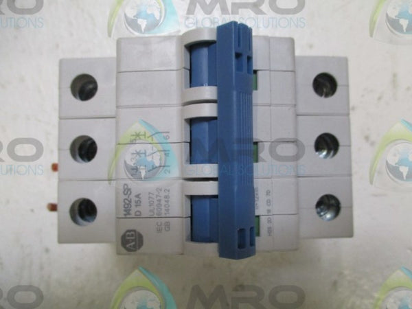 ALLEN BRADLEY 1492-SPM3D150 SER. D CIRCUIT BREAKER  UNMP