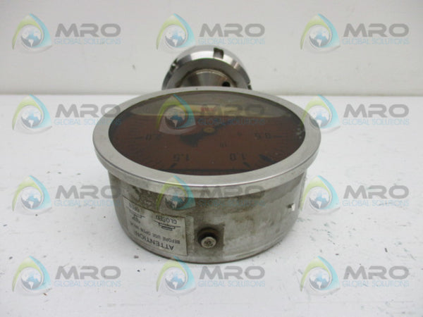 ABB 6-31801 5580 3 PRESSURE GAUGE  NSMP