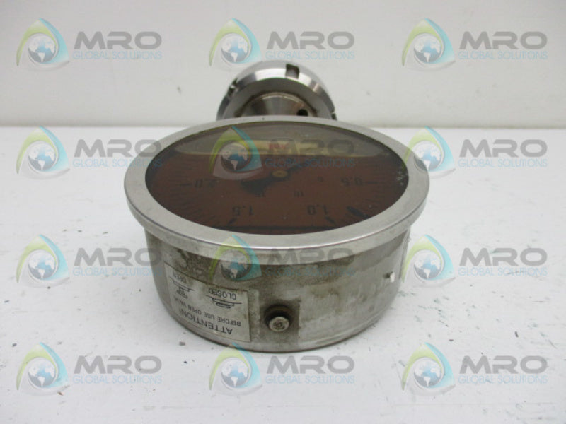 ABB 6-31801 5580 3 PRESSURE GAUGE  NSMP