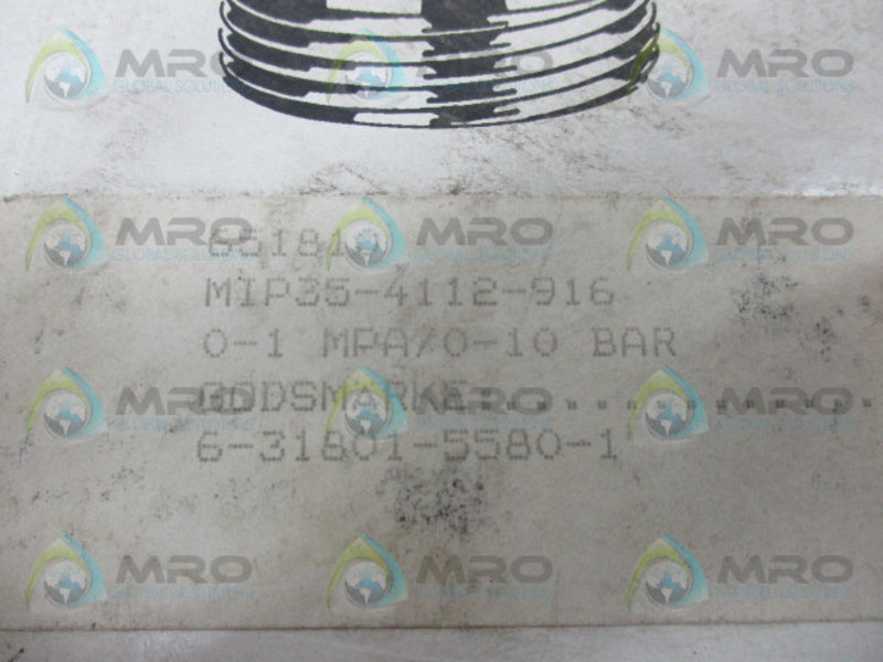 ABB 6-31801 5580 3 PRESSURE GAUGE  NSMP