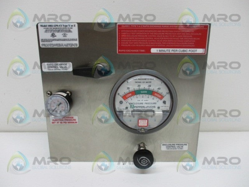 PEPPERL+FUCHS 1002-LPS-CI PURGE/PRESSURIZATION SYSTEM  UNMP