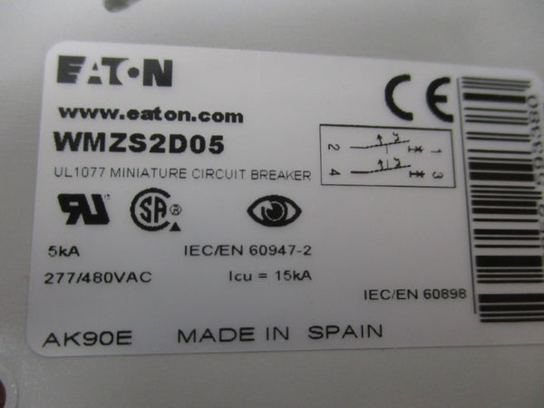 EATON WMZS2D05 CIRCUIT BREAKER 5A 400V  NSMP