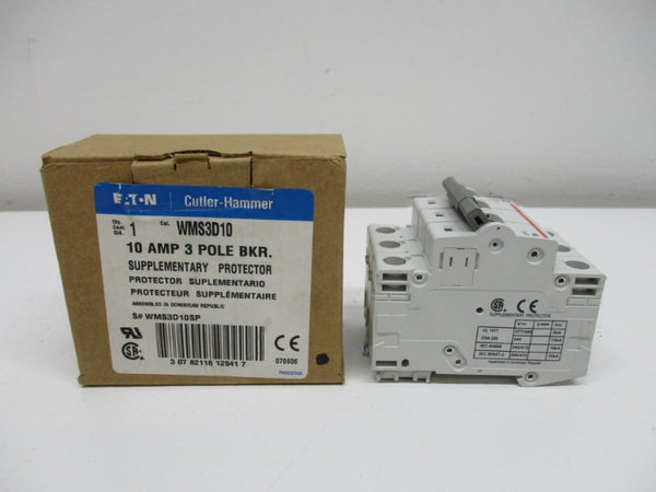 CUTLER HAMMER WMS3D10 CIRCUIT BREAKER 10A 415V  NSMP