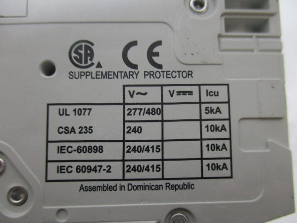 CUTLER HAMMER WMS3D10 CIRCUIT BREAKER 10A 415V  NSMP