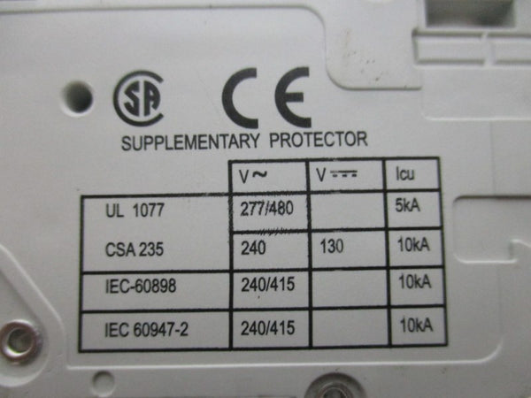 CUTLER HAMMER WMS2D02 CIRCUIT BREAKER 2A 415V  NSMP