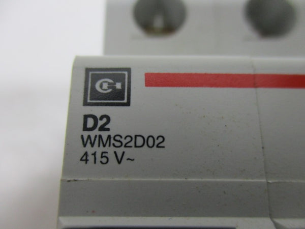 CUTLER HAMMER WMS2D02 CIRCUIT BREAKER 2A 415V  NSMP