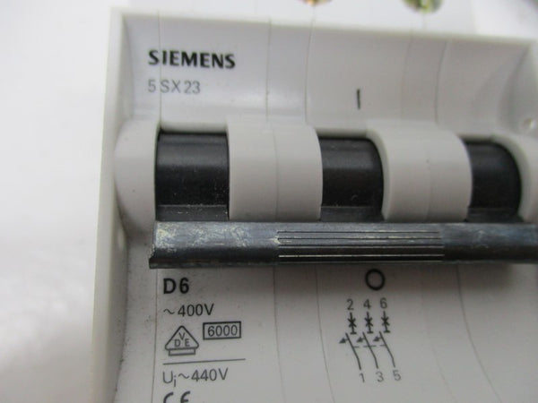 SIEMENS 5SX2-320-7 CIRCUIT BREAKER 6A 480V  NSNP