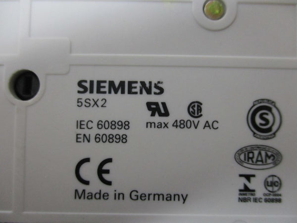 SIEMENS 5SX2-320-7 CIRCUIT BREAKER 6A 480V  NSNP