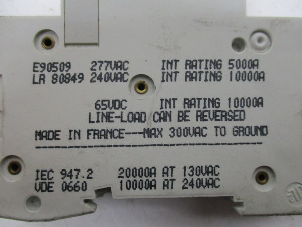 MERLIN GERIN 24425 CIRCUIT BREAKER 1A 277V  UNMP