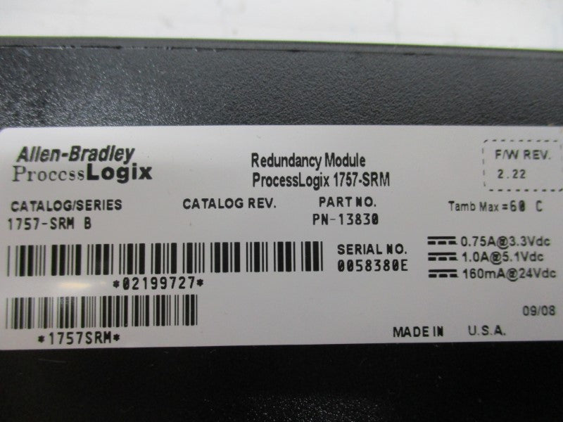 ALLEN BRADLEY 1757-SRM SER. B F/W 2.22 NSMP