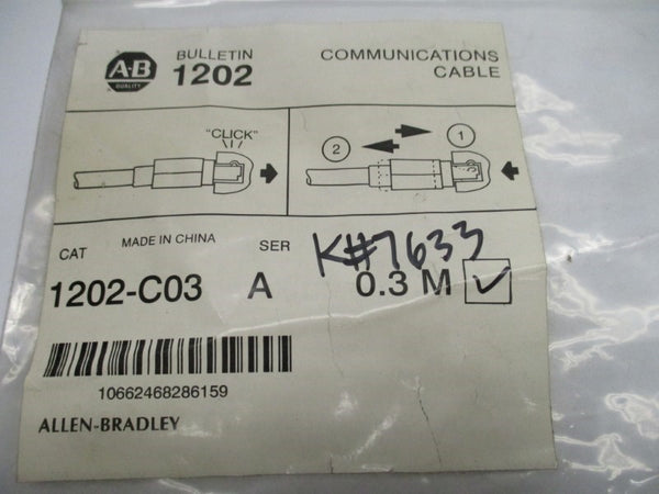 ALLEN BRADLEY 1202-C03 SER. A 0.3M NSMP