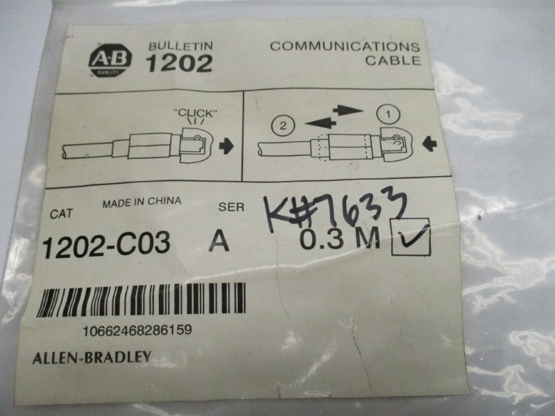 ALLEN BRADLEY 1202-C03 SER. A 0.3M NSMP
