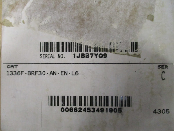 ALLEN BRADLEY 1336F-BRF30-AN-EN-L6 SER. C NSMP